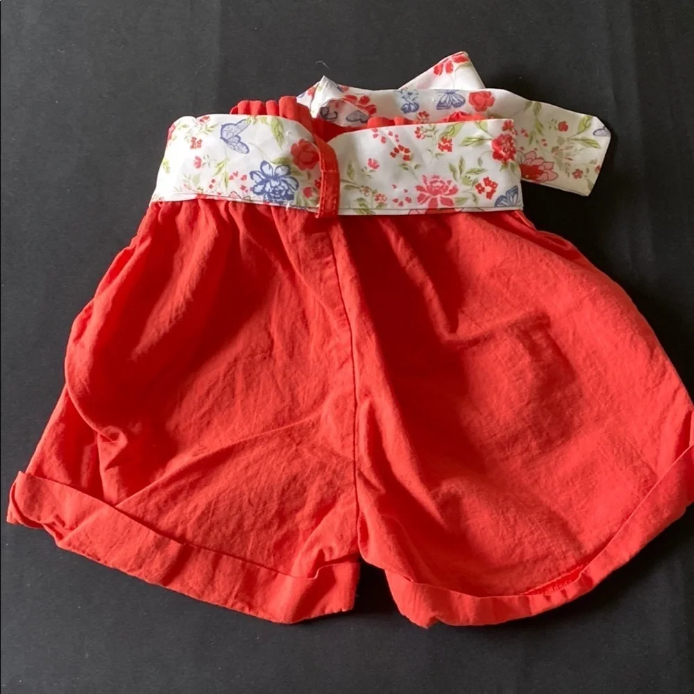 Floral Dress and Matching Shorts Set